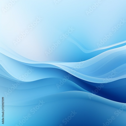 Soft blue smooth gradients background Generative Ai