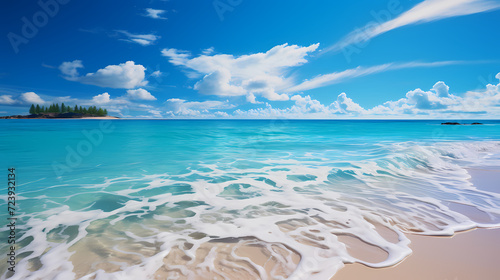Wallpaper Mural Panoramic natural landscape of beautiful beach Torontodigital.ca