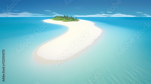 Wallpaper Mural Panoramic natural landscape of beautiful beach Torontodigital.ca