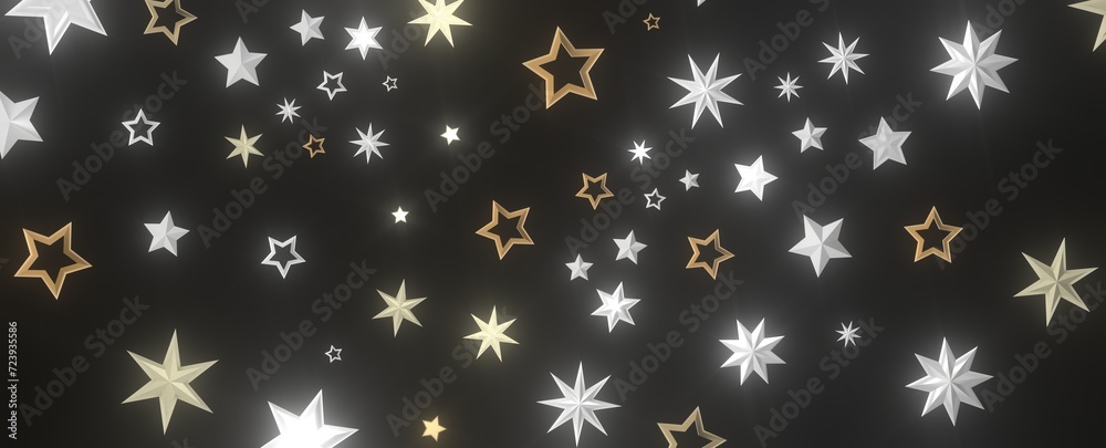 Holiday golden decoration, glitter frame isolated - Holiday golden decoration, glitter frame isolated -