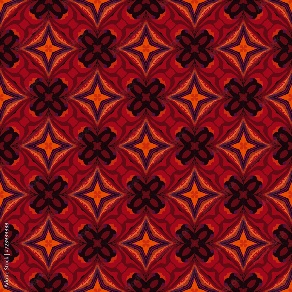 textile simple abstract batik carpet pattern