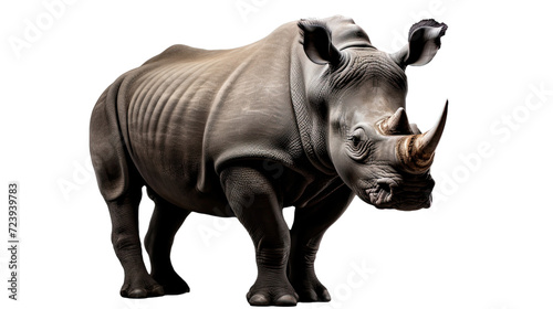 Rhino isolated on a transparent background
