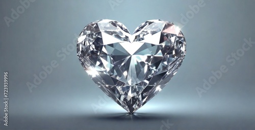 diamond heart with diamonds