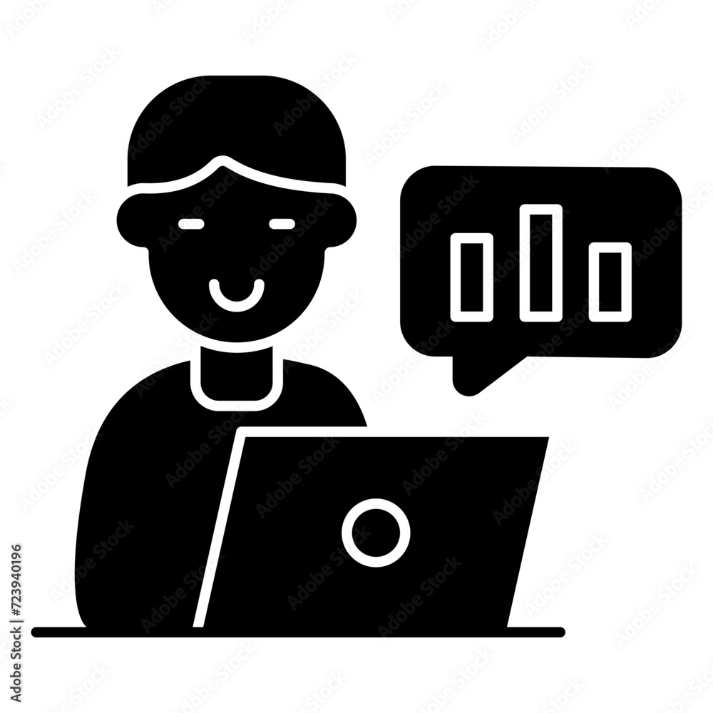 A perfect design icon of business chat A perfect design icon of business chat