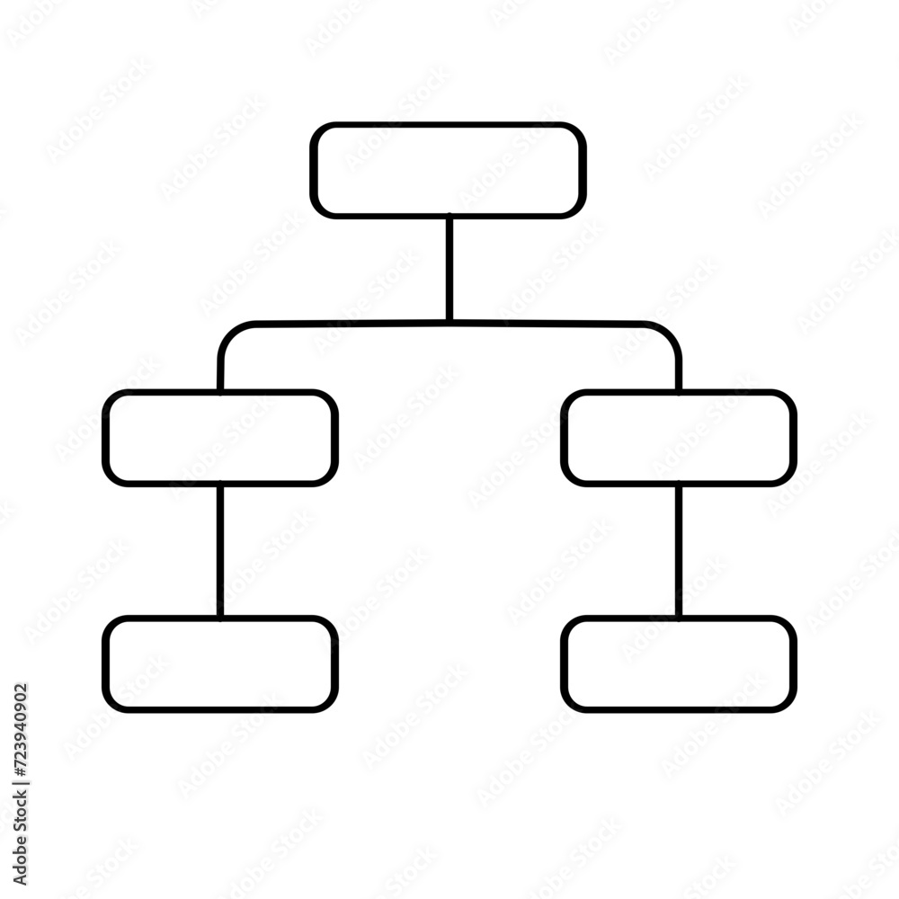 Organization Chart vektor illustration Organization Chart vektor illustration