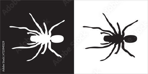 Illustration vector graphics of spider icon