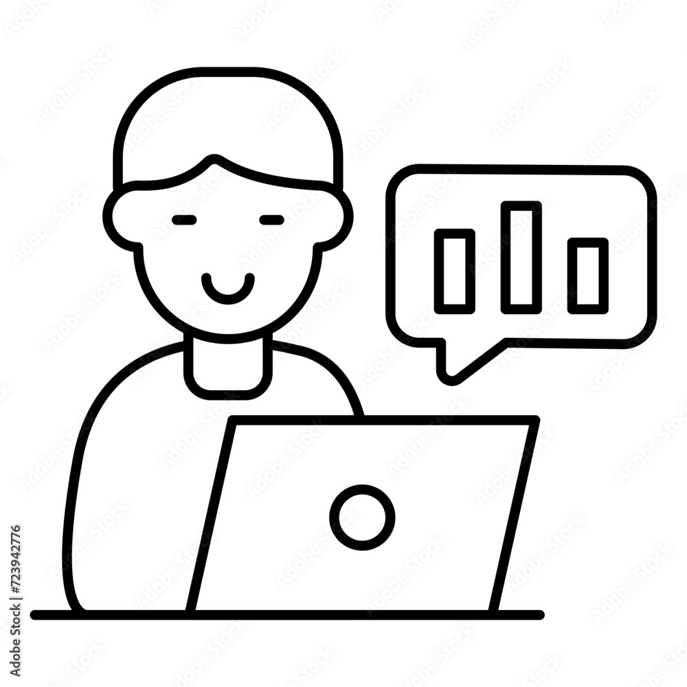 A perfect design icon of business chat A perfect design icon of business chat