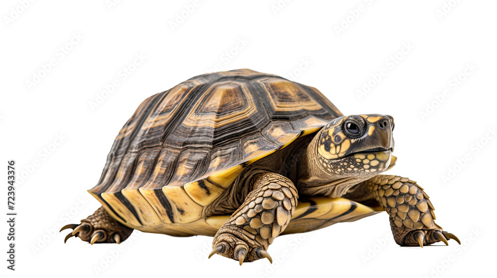 Naklejka premium Turtle isolated on a transaprent background