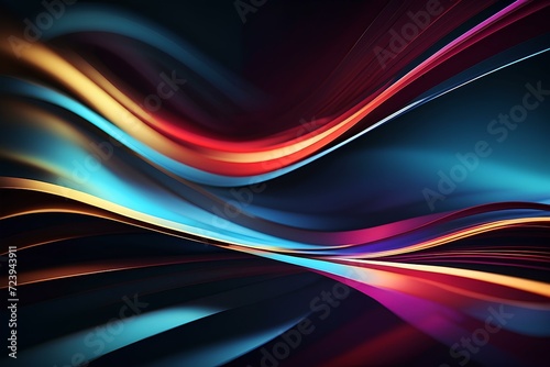 Abstract Background Abstract Light Line, created by ai generated