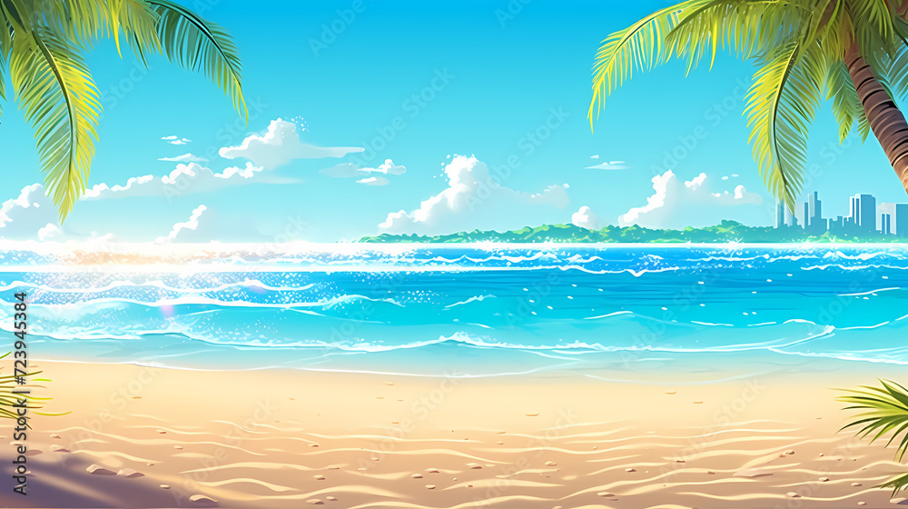 Abstract beautiful beach background with crystal clear water Abstract beautiful beach background with crystal clear water