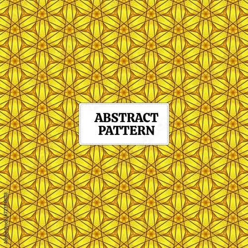 Vibrant yellow and orange circle pattern, perfect for backgrounds, textiles, packaging, and design elements for a bold and modern look.