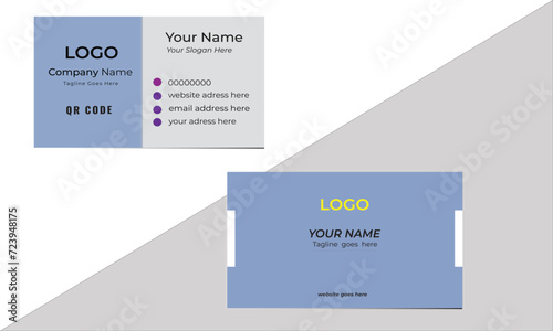 Creative and modern business card template
Minimal Individual Business Card Layout
Clean professional business card template, visiting card, business card template.
