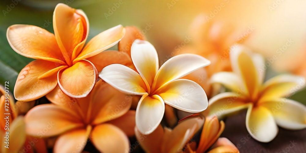 frangipani plumeria flower