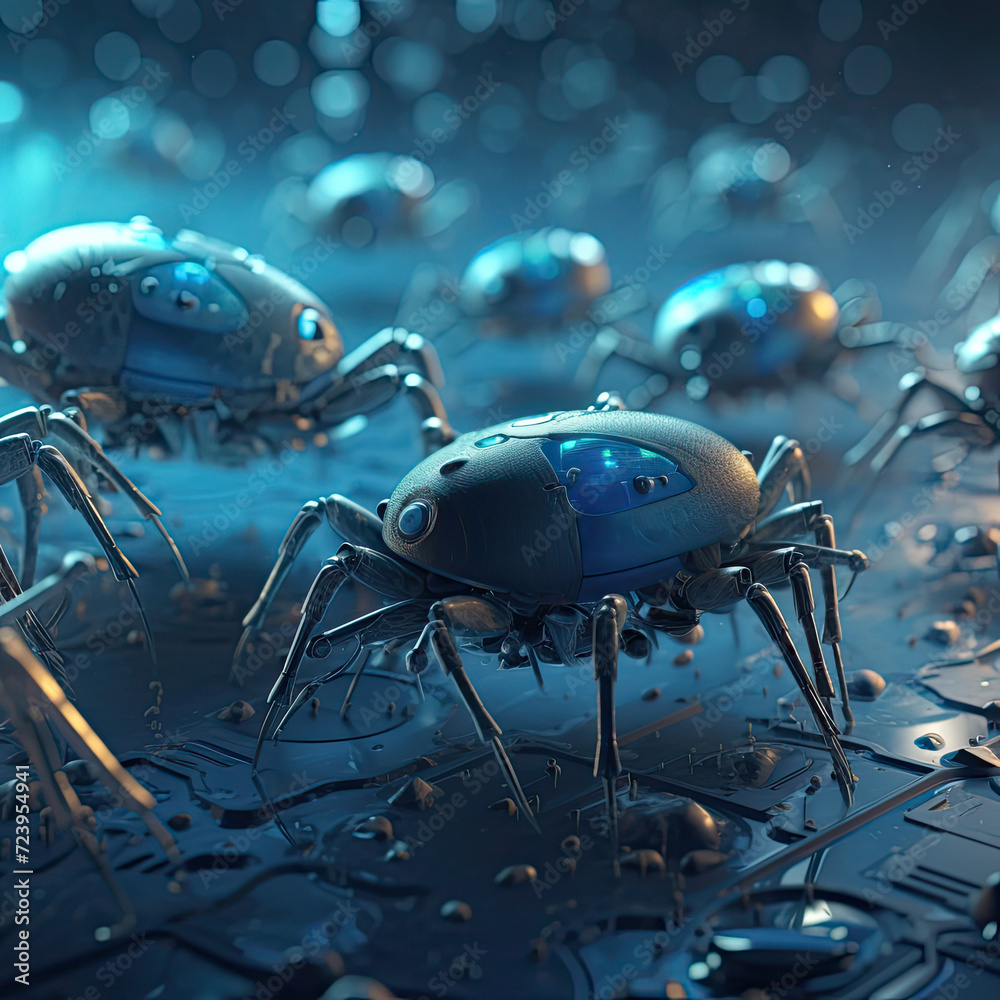 Futuristic Nanobots
Futuristic Nanobots