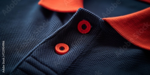 polo shirt close-up Generative AI photo