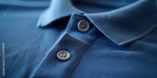polo shirt close-up Generative AI photo