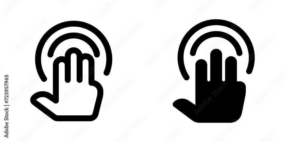 Editable three fingers hold vector icon. Part of a big icon set family. Perfect for web and app interfaces, presentations, infographics, etc Editable three fingers hold vector icon. Part of a big icon set family. Perfect for web and app interfaces, presentations, infographics, etc