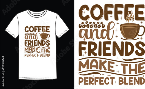 Coffee t-shirt design. Coffee typography t shirt design  Coffee quotes lettering tshirt design. Vector template for banner  typography t-shirt  sticker  mug  t-shirt  etc