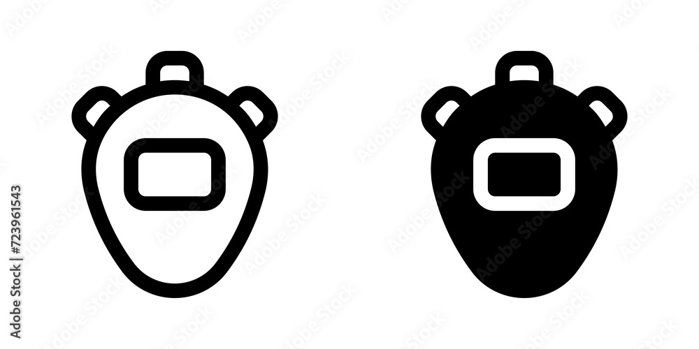 Obraz premium Editable stopwatch vector icon. Part of a big icon set family. Perfect for web and app interfaces, presentations, infographics, etc