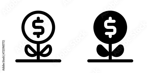 Editable interest vector icon. Part of a big icon set family.  Finance, business, investment, accounting. Perfect for web and app interfaces, presentations, infographics, etc