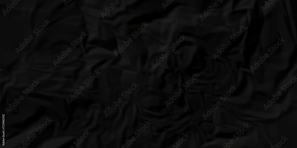 Dark black paper crumpled texture. black fabric crushed textured crumpled. Black wrinkly backdrop paper background. panorama grunge wrinkly paper texture background, crumpled pattern texture. Dark black paper crumpled texture. black fabric crushed textured crumpled. Black wrinkly backdrop paper background. panorama grunge wrinkly paper texture background, crumpled pattern texture.
