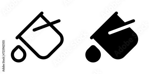 Editable paint bucket vector icon. Part of a big icon set family. Perfect for web and app interfaces, presentations, infographics, etc