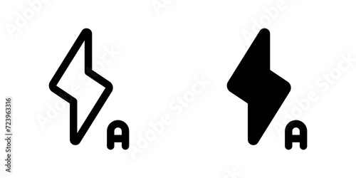 Editable flash auto vector icon. Part of a big icon set family. Perfect for web and app interfaces, presentations, infographics, etc