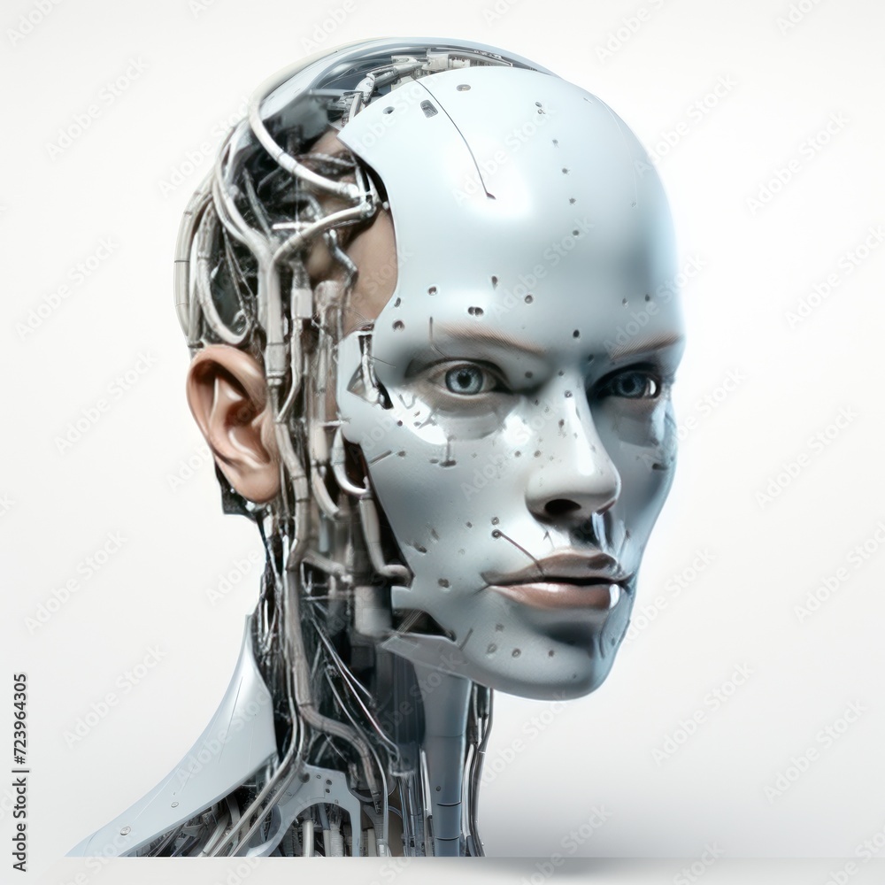 head close-up view 3D UHD Wallpaper head close-up view 3D UHD Wallpaper