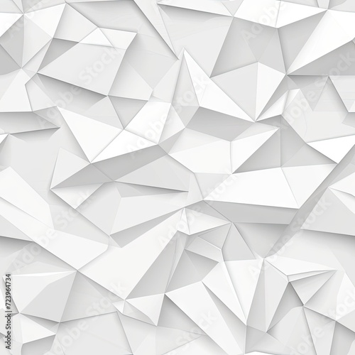 white illustration of angular subtle geometric shapes on white background --tile 