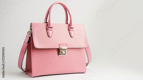 Urban Glamour, Beautiful Pink Women Handbag Briefcase, Trendy Fashion Accessory