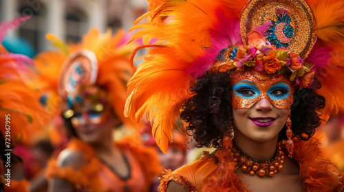 carnival masks city