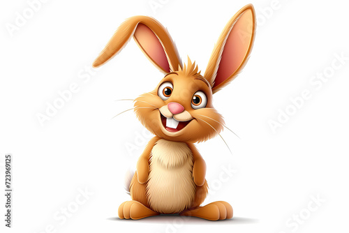 Happy bunny cartoon © opom