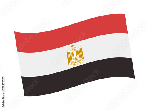 Egypt Flag Vector Illustration
