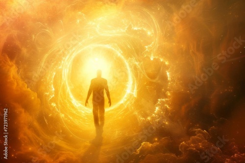 Radiant image of the beatific vision Showcasing the soul's ultimate fulfillment