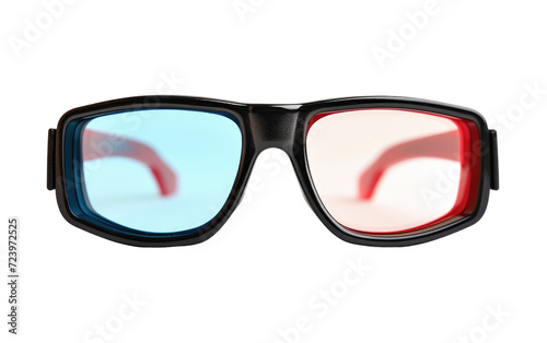 3D Glasses, Cutting-Edge 3D Glasses isolated on Transparent background.