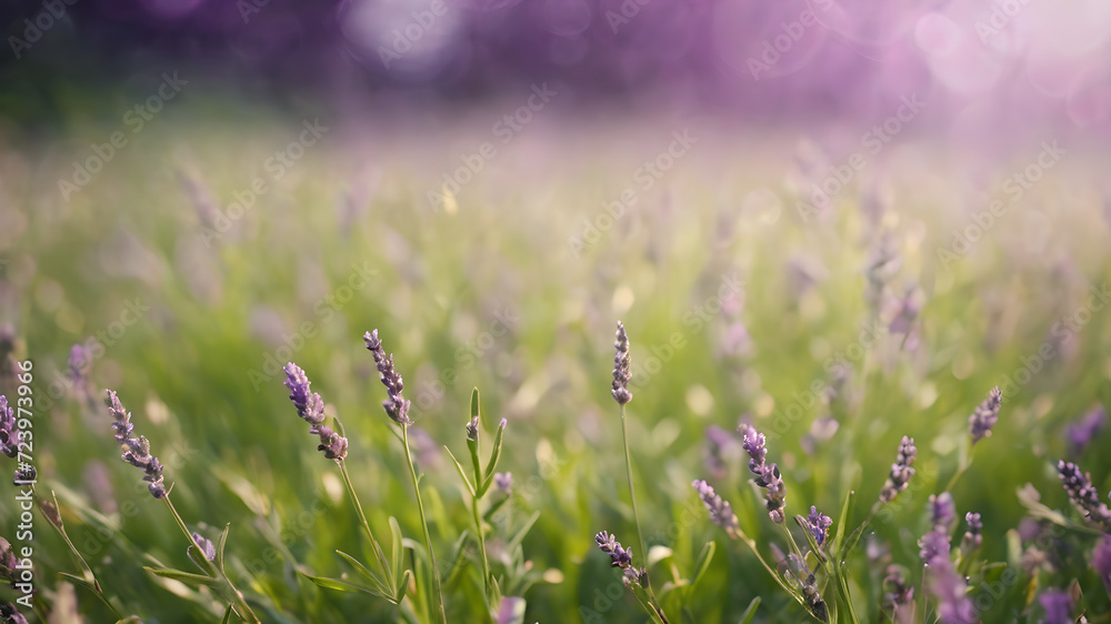 Fototapeta premium lavender in the field