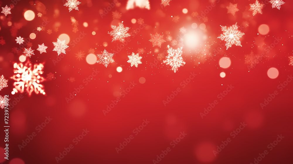 Beautiful winter Christmas glowing background with falling snowflakes, winter background Beautiful winter Christmas glowing background with falling snowflakes, winter background