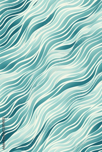 azure cool minimalistic pattern burnt azure over ivory background