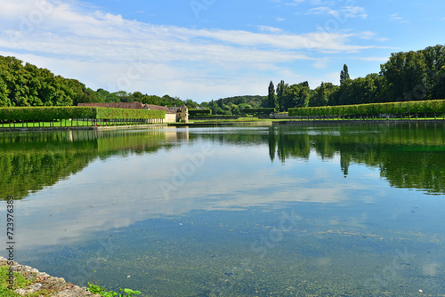 Chaussy, France - may 15 2023 : Villarceaux estate photo