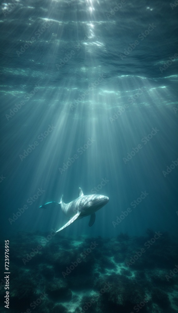 underwater scene 