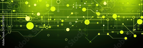chartreuse smooth background with some light grey infrastructure symbols and connections technology background 