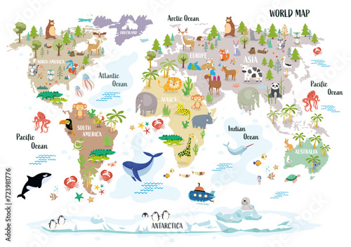 World Globe Map. Explore the World.	