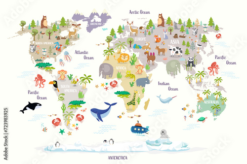 World Globe Map. Explore the World.	
