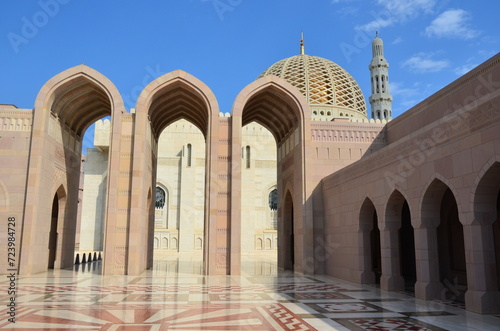 Grand Mosque of Sultan Qaboos, Muscat. Oman