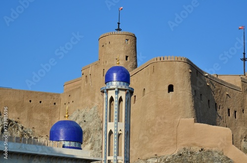 Al Mirani Fort and Masjid Al Khor, Muscat. Oman