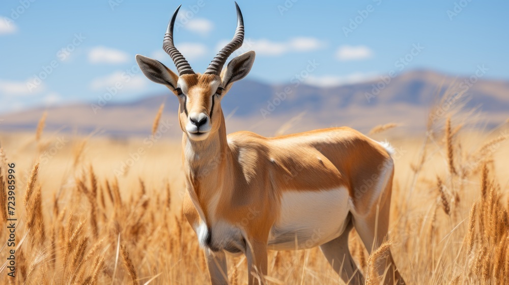 antelope in the grass of the savanna UHD Wallpaper antelope in the grass of the savanna UHD Wallpaper