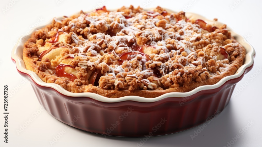 Apple pie in plate UHD Wallpaper Apple pie in plate UHD Wallpaper