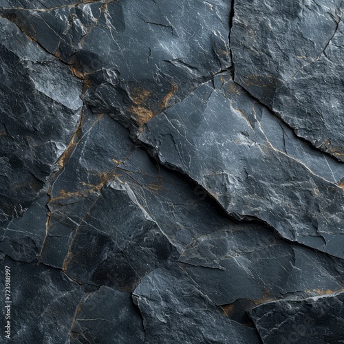 Black and grey slate texture background photo
