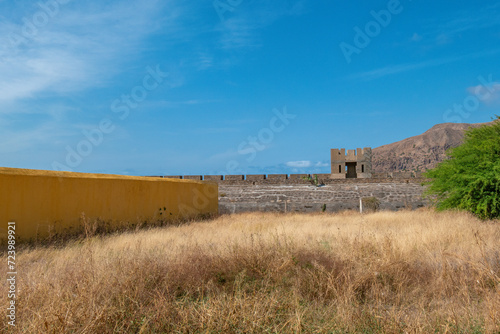 Ruins of the gruesome Tarrafal concentration camp, Santiago Island, Cape Verde (Cabo Verde) photo