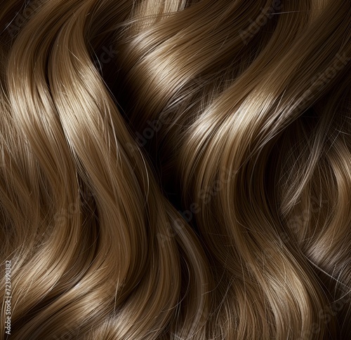 beauty hair of natural long flowing hair royal